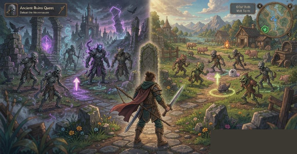 wow-forever-beta-mob-vs-quest-leveling cover