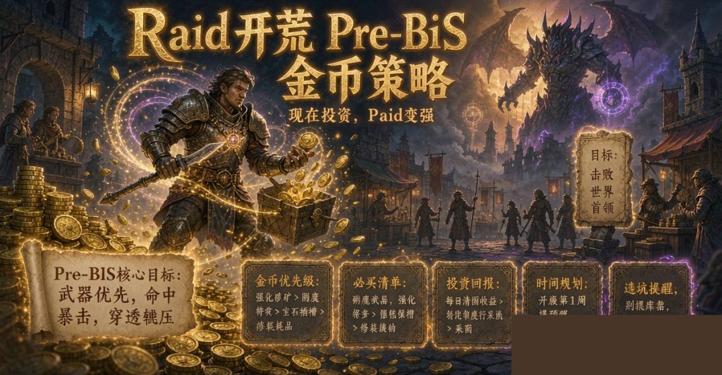 wow-forever-beta-pre-bis-gold-strategy cover