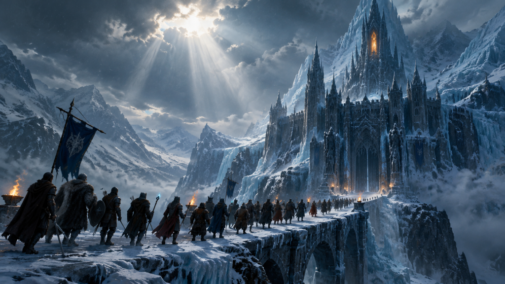 Cinematic poster art for the article: "Icecrown Citadel 25-Man Raid Guide for WoW Forever (2026)"