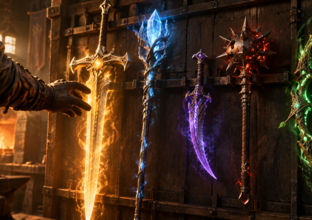 Cinematic poster art for the article: "WoW Forever Pre-Raid BiS Gear List for Every Spec (2026)"